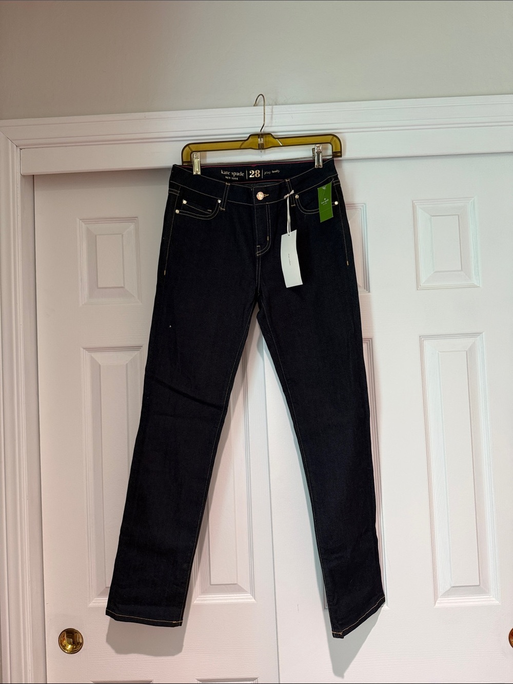 kate spade Black Straight-Leg Jeans